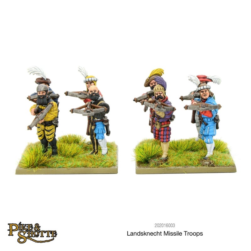 Warlord Games, Pike and Shotthe - Landsknecht missile troops, Wargaming Miniatures Ã‰ - Image 4